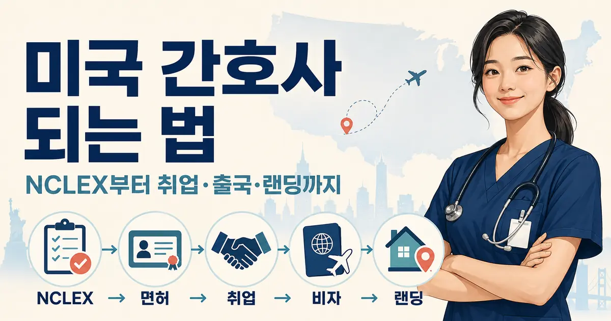 NCLEX부터 취업, 출국, 미국 랜딩까지 한국 간호사가 미국 RN이 되는 과정