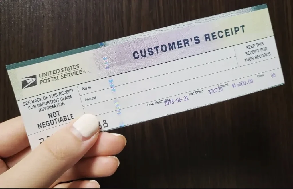 미국 아파트 계약금 납부에 사용한 Money Order